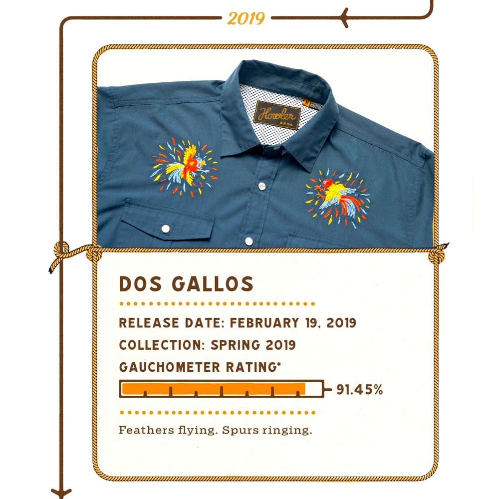 Howler Brothers Dos Gallos Gaucho Snapshirt